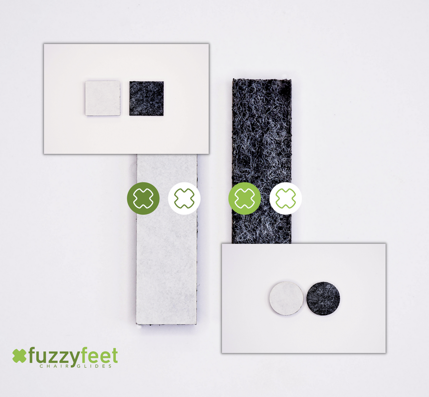 Fuzzy Feet Felt Pad (4 pack)